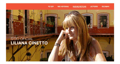 Desktop Screenshot of lilianacinetto.com.ar