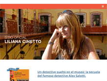 Tablet Screenshot of lilianacinetto.com.ar
